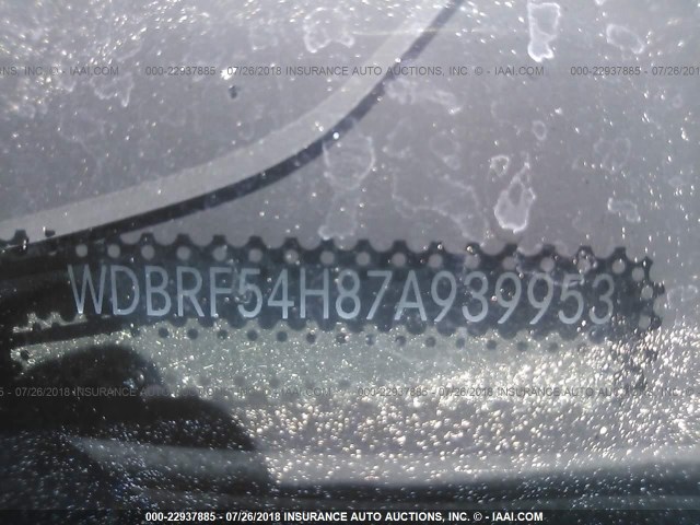 WDBRF54H87A939953 - 2007 MERCEDES-BENZ C 280 WHITE photo 9