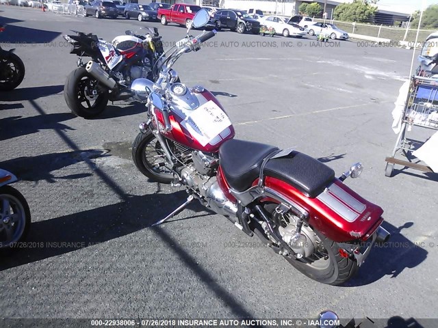 JYAVM01E77A108961 - 2007 YAMAHA XVS650 RED photo 3