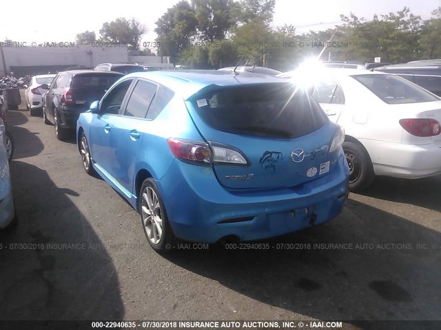 JM1BL1H62A1327543 - 2010 MAZDA 3 S BLUE photo 3