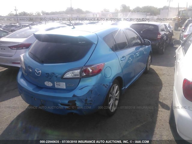 JM1BL1H62A1327543 - 2010 MAZDA 3 S BLUE photo 4