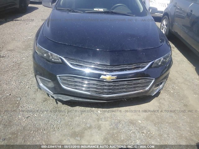 1G1ZB5ST3HF133598 - 2017 CHEVROLET MALIBU LS BLACK photo 6