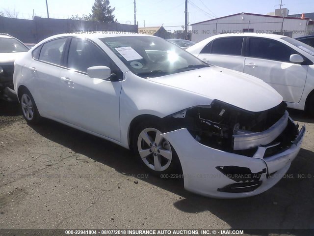 1C3CDFBB3FD320289 - 2015 DODGE DART SXT WHITE photo 1