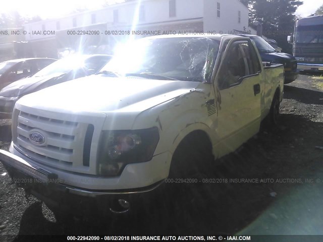 1FTFX1EV5AKB22519 - 2010 FORD F150 SUPER CAB WHITE photo 6