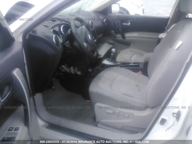 JN8AS5MT1BW171019 - 2011 NISSAN ROGUE S/SV/KROM WHITE photo 5