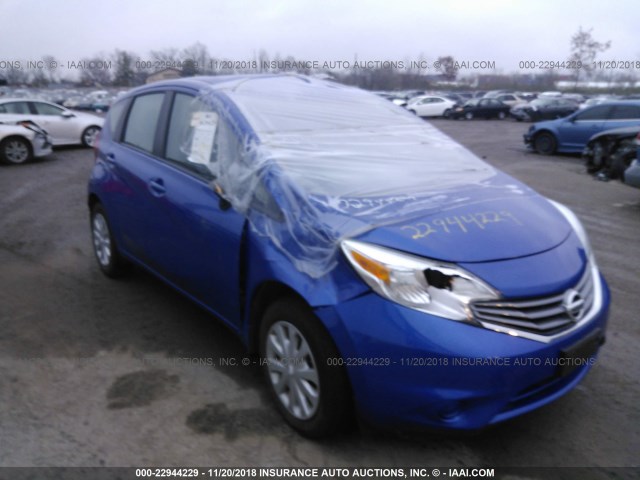 3N1CE2CP8GL377260 - 2016 NISSAN VERSA NOTE S/S PLUS/SV/SL/SR BLUE photo 1