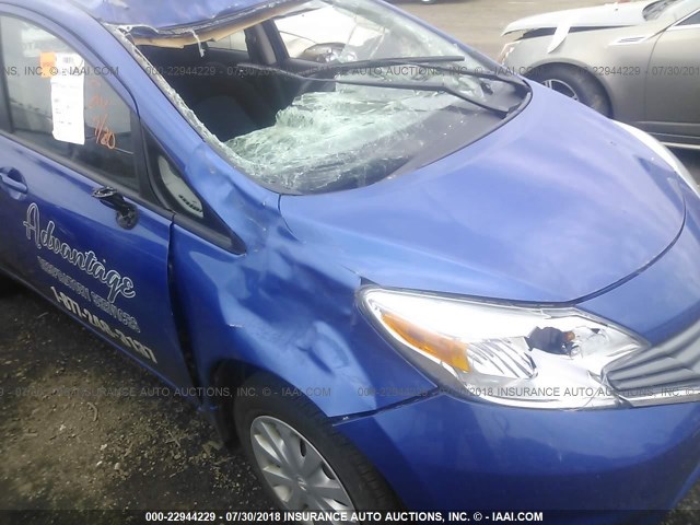 3N1CE2CP8GL377260 - 2016 NISSAN VERSA NOTE S/S PLUS/SV/SL/SR BLUE photo 6