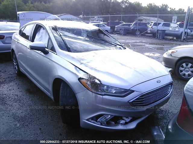 3FA6P0G75HR339623 - 2017 FORD FUSION S SILVER photo 1