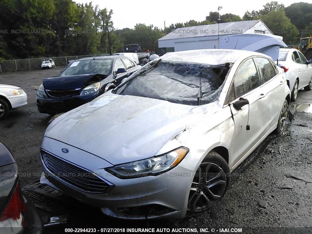 3FA6P0G75HR339623 - 2017 FORD FUSION S SILVER photo 2