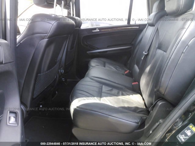 4JGBF2FE0CA789010 - 2012 MERCEDES-BENZ GL 350 BLUETEC BLACK photo 8