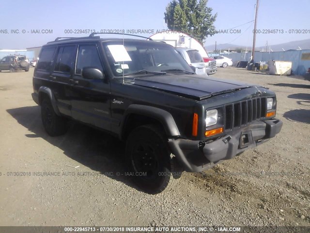 1J4FJ68S3WL229662 - 1998 JEEP CHEROKEE SPORT/CLASSIC GREEN photo 1