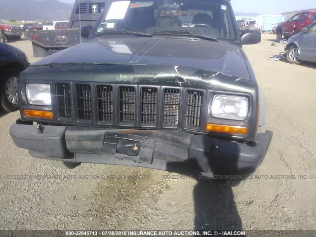 1J4FJ68S3WL229662 - 1998 JEEP CHEROKEE SPORT/CLASSIC GREEN photo 6