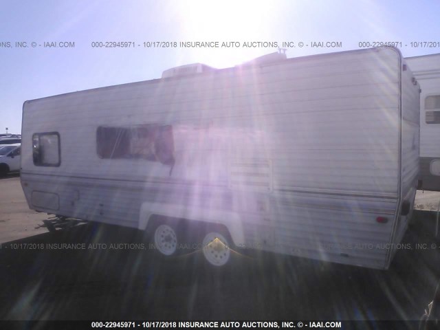 1SL200L25SF000843 - 1995 LAYTON 2210 TRAVEL TRAILER  WHITE photo 3