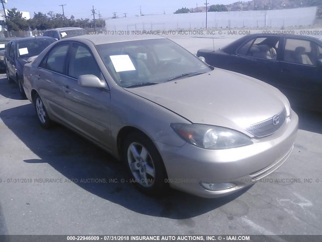 4T1BE30K92U004102 - 2002 TOYOTA CAMRY LE/XLE/SE BEIGE photo 1