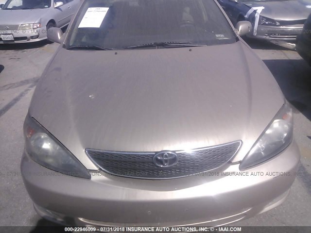 4T1BE30K92U004102 - 2002 TOYOTA CAMRY LE/XLE/SE BEIGE photo 6