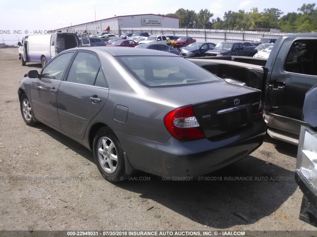 4T1BE32K24U874855 - 2004 TOYOTA CAMRY LE/XLE/SE GRAY photo 3