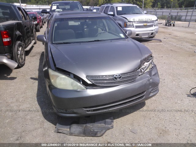 4T1BE32K24U874855 - 2004 TOYOTA CAMRY LE/XLE/SE GRAY photo 6