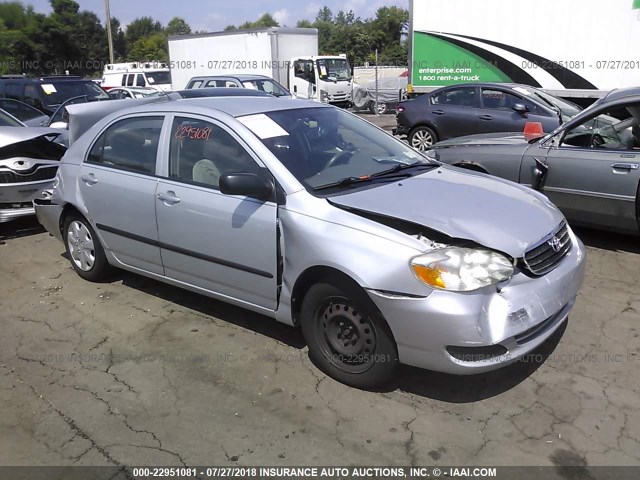 1NXBR32E18Z949470 - 2008 TOYOTA COROLLA CE/LE/S SILVER photo 1