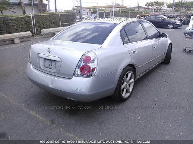 1N4AL11D43C275642 - 2003 NISSAN ALTIMA S/SL SILVER photo 4