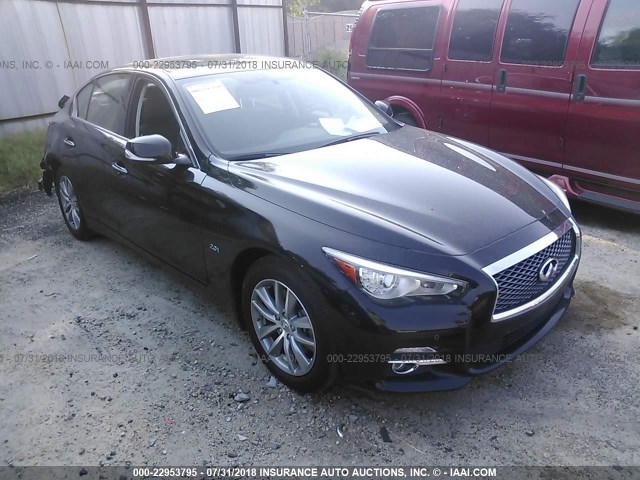 JN1CV7AR5GM253342 - 2016 INFINITI Q50 PREMIUM BLACK photo 1