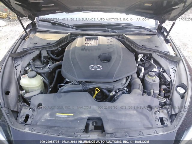 JN1CV7AR5GM253342 - 2016 INFINITI Q50 PREMIUM BLACK photo 10