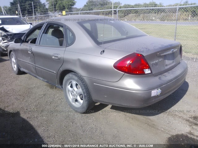 1FAFP55U73A237698 - 2003 FORD TAURUS SES GOLD photo 3