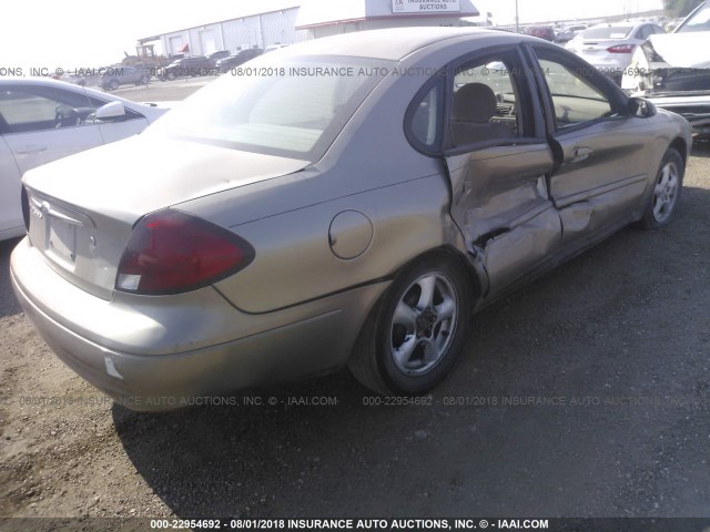 1FAFP55U73A237698 - 2003 FORD TAURUS SES GOLD photo 4