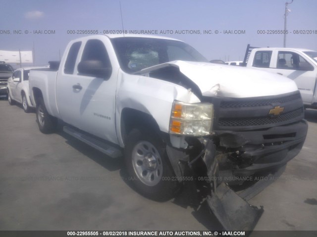 1GCRCPEX1DZ235098 - 2013 CHEVROLET SILVERADO C1500 WHITE photo 1