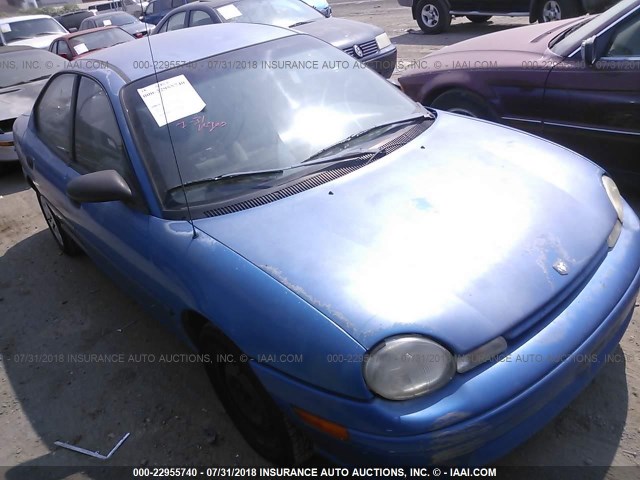 1B3ES47C5WD648279 - 1998 DODGE NEON HIGHLINE/SPORT/LE BLUE photo 1