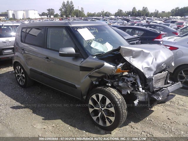 KNDJT2A64D7535291 - 2013 KIA SOUL +/!/SPORT GRAY photo 1