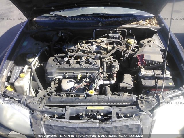 3N1CB51D91L424645 - 2001 NISSAN SENTRA XE/GXE BLACK photo 10