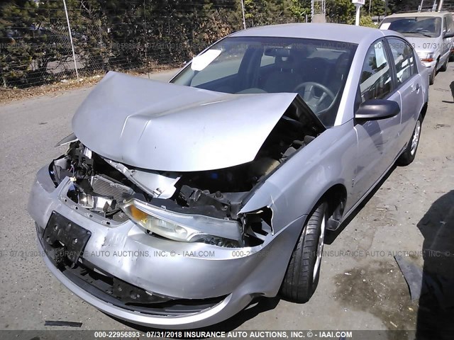 1G8AG52F75Z120857 - 2005 SATURN ION LEVEL 1 SILVER photo 2