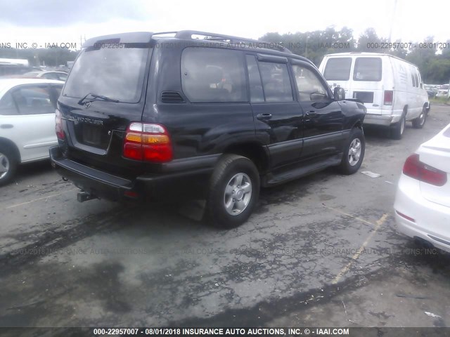 JT3HT05J6X0073822 - 1999 TOYOTA LAND CRUISER  BLACK photo 4