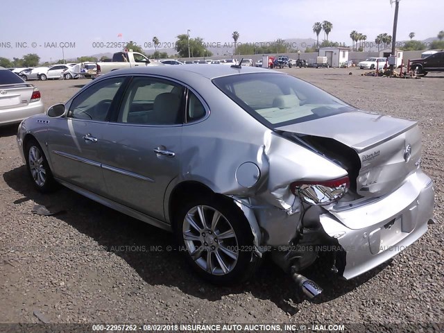 2G4WN58C681191829 - 2008 BUICK LACROSSE SUPER SERIES SILVER photo 3