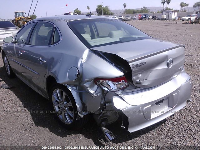 2G4WN58C681191829 - 2008 BUICK LACROSSE SUPER SERIES SILVER photo 6