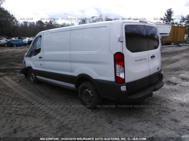 1FTYE1YM0HKB08488 - 2017 FORD TRANSIT T-150 WHITE photo 3