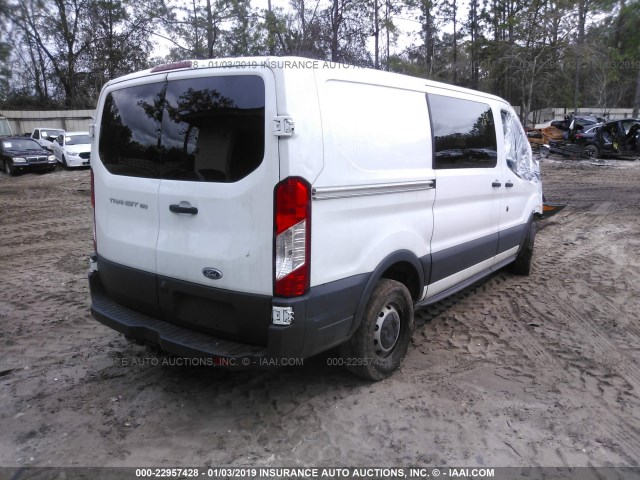 1FTYE1YM0HKB08488 - 2017 FORD TRANSIT T-150 WHITE photo 4