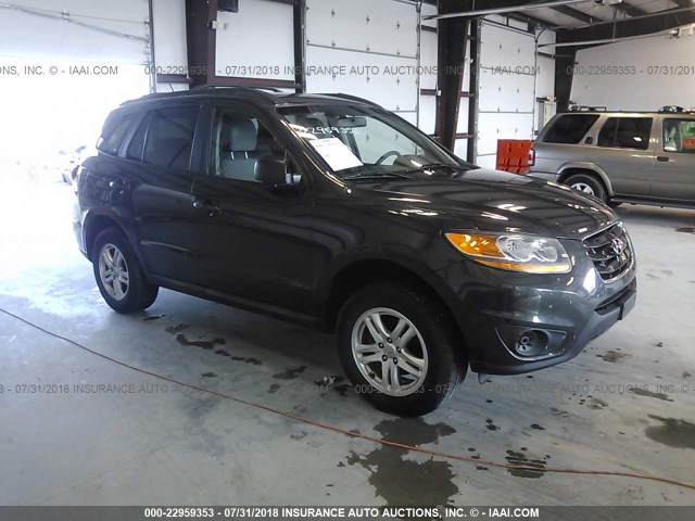 5NMSGDAB2AH363512 - 2010 HYUNDAI SANTA FE GLS GRAY photo 1