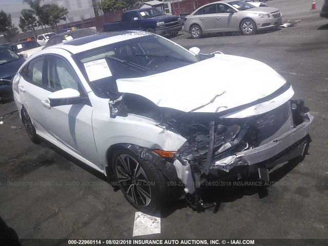 2HGFC1F76HH643666 - 2017 HONDA CIVIC EXL WHITE photo 1