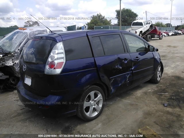 JM1CR293670143024 - 2007 MAZDA 5 BLUE photo 4