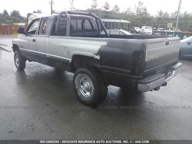 1B7KF23Z0WJ189779 - 1998 DODGE RAM 2500 GRAY photo 3