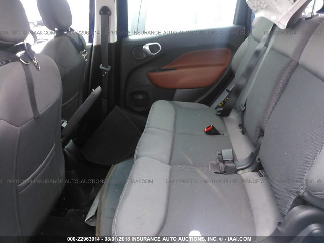 ZFBCFADH8FZ030517 - 2015 FIAT 500L TREKKING BLUE photo 8