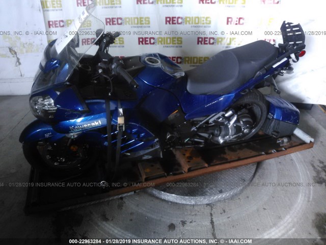 JKBZGNE16HA007032 - 2017 KAWASAKI ZG1400 E BLUE photo 2