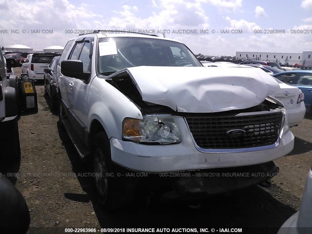 1FMFU16L13LC11406 - 2003 FORD EXPEDITION XLT WHITE photo 1