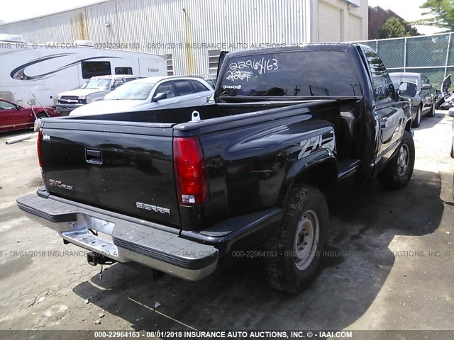 1GTEK14K4NZ508007 - 1992 GMC SIERRA K1500 BLACK photo 4