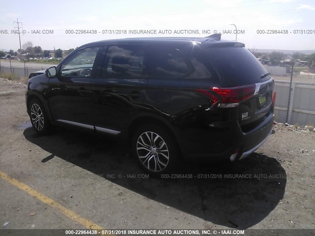 JA4AD3A34JJ005422 - 2018 MITSUBISHI OUTLANDER BLACK photo 3