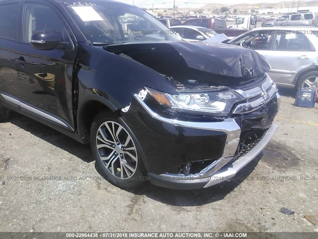 JA4AD3A34JJ005422 - 2018 MITSUBISHI OUTLANDER BLACK photo 6