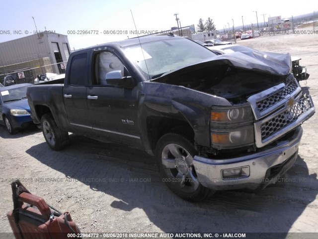 1GCVKSEC0EZ330092 - 2014 CHEVROLET SILVERADO K1500 LTZ BLACK photo 1