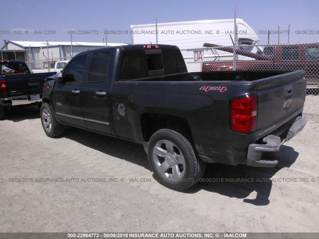 1GCVKSEC0EZ330092 - 2014 CHEVROLET SILVERADO K1500 LTZ BLACK photo 3