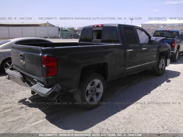 1GCVKSEC0EZ330092 - 2014 CHEVROLET SILVERADO K1500 LTZ BLACK photo 4