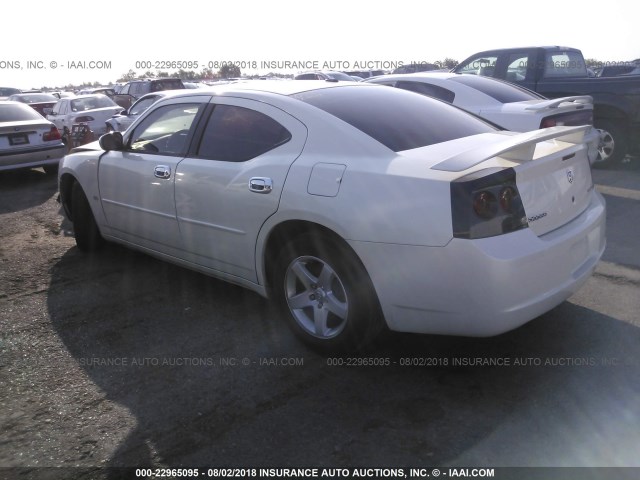 2B3CA3CV9AH218293 - 2010 DODGE CHARGER SXT WHITE photo 3